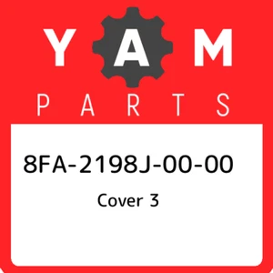 8FA-2198J-00-00 Yamaha Cover 3 8FA2198J0000, New Genuine OEM Part - Picture 1 of 1