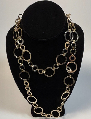 VETEMENTS Collana catena legata leggera pezzo super divertente per stratificazione firmata CHICO'S