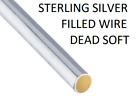 925 Sterling Silver Filled Wire Dead Soft 1/10 Plated  Jewellery Wire Wrapping