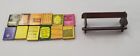 Dollhouse Miniatures Lot Of 12 Mini Books 1 12 Scale W Wood Holder