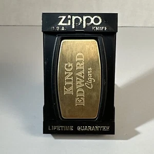 Zippo Money Clip/Knife with Case VTG King Edward Cigars Collectibles - Picture 1 of 8