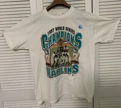 1997 World Series Champion Marlins T Shirt XL - Image 1 of 4