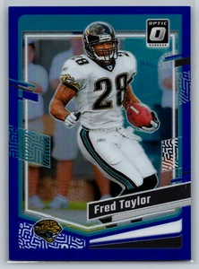 Fred Taylor 2023 Panini Donruss Optic Blue /199 #82 Jacksonville Jaguars - Picture 1 of 2