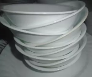 9 Corelle Winter Frost White 5-3/8" Berry Dessert Bowls - Picture 1 of 2