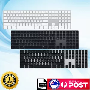 Apple A1843 Magic Keyboard + Keypad BT White Silver / Space Grey / Mac PRO - Picture 1 of 1