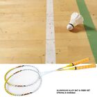 1 Pair Badminton Racket Set Aluminum Alloy Training Badminton Racquets With