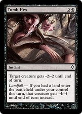 TOMB HEX FOIL Worldwake MTG Magic the Gathering Cards DJMagic