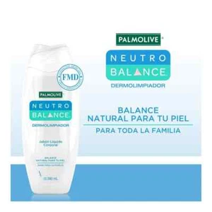 2 X PALMOLIVE NEUTRO BALANCE DERMOLIMPIADOR JABON LIQUIDO CORPORAL 390ml each - Picture 1 of 4