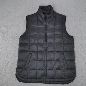 Gap Puffer Vest Mens XL Black Recycled Jacket Water Resistant Sleeveless FullZip - Picture 1 of 21