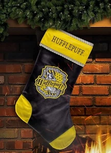 Harry Potter: Hufflepuff Large Christmas Xmas Stocking Christmas Ornament - New - Picture 1 of 2