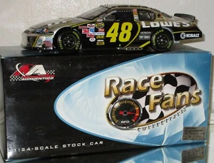 2006 Jimmie Johnson #48 Lowe's CHAMPIONSHIP CHROME RFO 1/24 car#168/288 NICE     - Picture 1 of 12