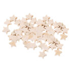 50pcs perles en bois étoile perles d'espacement en vrac pour les résultats de