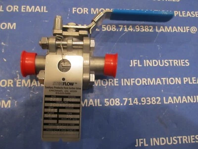 Steriflow / Jordan MK90 3/4"TC Manual Ball Valve, 316L, 500psi, 90BH-75-S/CTT100 - Image 1 of 4