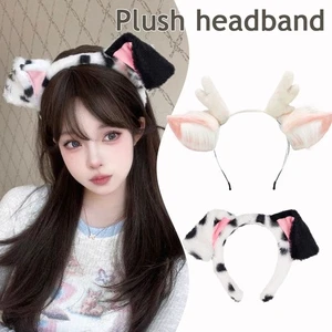 Cartoon Animal Hair Accessories Reindeer Antler Headband Festival Decorations UK - Picture 1 of 15