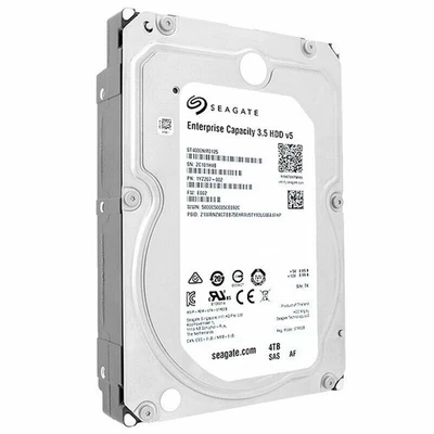 SEAGATE EXOS HDD 4TB 3,5" SAS 4000GB DATA CENTER ST4000NM0125 SERVER INTERNO - Immagine 1 di 3