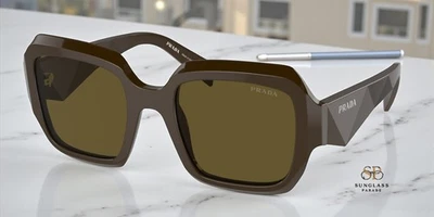 Gafas de sol para mujer PRADA PR 28ZS 15L09Z Loden marrón oscuro 53 mm Foto 1 de 4