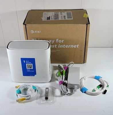 AT&T Model: BGW320-500 WiFi Internet Modem Router Fiber Broadband Gateway - Image 1 of 4