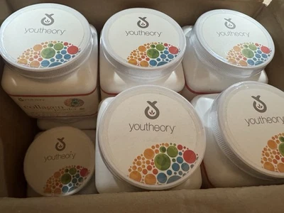 Case of 11 New YouTheory Collagen Powder 20oz Citrus Twist Exp 04/26 - Image 1 of 4