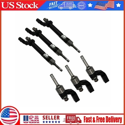 LOWER 3 X UPPER & 3 X FUEL INJECTORS FOR AUDI Q7 VW CC PASSAT TOUAREG 3.6L V6 US - Image 1 of 4