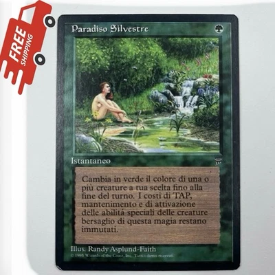 MTG Sylvan Paradise Legends Paradiso Silvestre Italian Magic The Gathering Card - Image 1 of 4