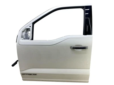 2021 2022 2023 2024 FORD F150 LH FRONT LEFT DOOR SHELL STAR WHITE (AZ) OEM - Image 1 of 4