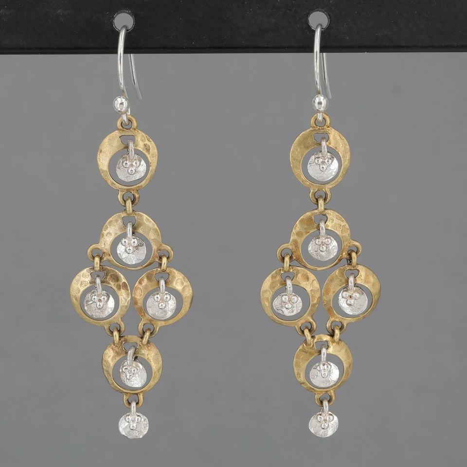 Pendientes de araña Silpada retirados oxidados de latón y ley sensuales W2239 Foto 1 de 4