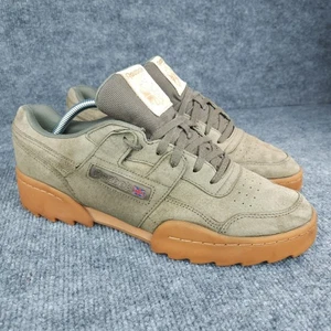Reebok Workout Plus Ripple Shoes Mens Size 10 Suede Gum Sole GX1426 Sneakers - Picture 1 of 15
