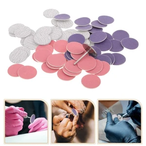 60 Pcs Nail Polishing Sheets Replacement Drill Bits Electric Grinding - Picture 1 of 12