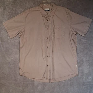 Magellan Mens 2XL Beige Fishing Camping Hiking Shirt Button Up Short Sleeve  - Picture 1 of 12