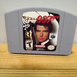 GoldenEye 007 (Nintendo 64) Cartucho Auténtico Solo - Probado y Funcionando - Imagen 1 de 10