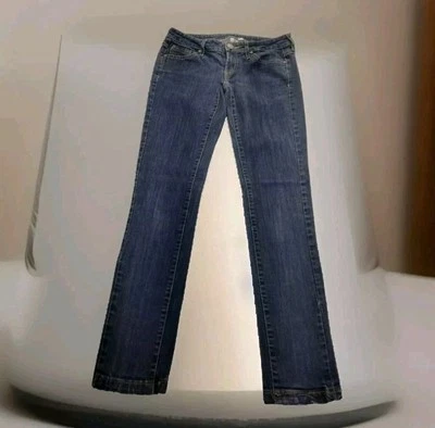 Pantalones de mezclilla ajustados de tiro bajo para mujer talla 4 MNG By Mango Foto 1 de 4