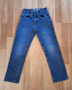 U.S. POLO ASSN 5 Pocket Button Zip Blue Jeans Boy's Size 8 - Picture 1 of 12