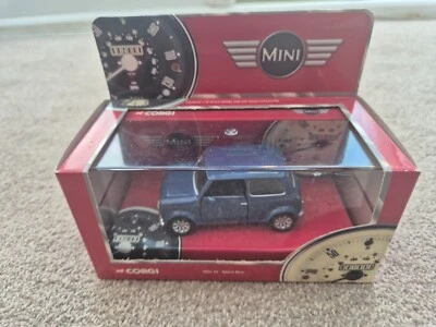 1/36 CORGI CLASSICS ISLAND BLUE MINI 40 LIMITED EDITION DIECAST CAR CC82208 - Image 1 of 4