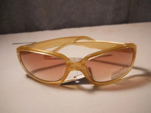 Gold Frame Vanguard Desiger Sunglasses 400 UV Hinged Temples #Sun80 - Picture 1 of 3