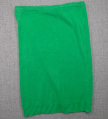 Maxi Falda Vintage Liz Claiborne Mezcla Tejida Talla Mediana 38" Cintura Verde Brillante Foto 1 de 4