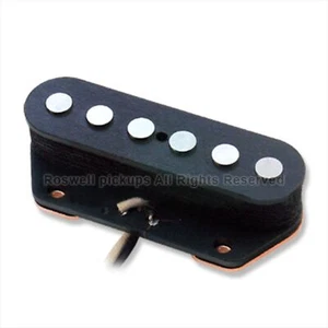 Roswell Pickups TE6 Alnico V Rod Bridge Black - Single Coil Tonabnehmer für Gita