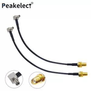 SMA to TS9 Coaxial Cable External Antenna Adapter Pigtail for MiFi Router RG174 - Picture 1 of 7