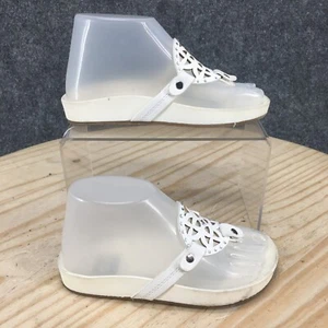 DV Dolce Vita Sandals Youth 3 Flip Flop Thong White Toe Post Slip On Comfort - Picture 1 of 16