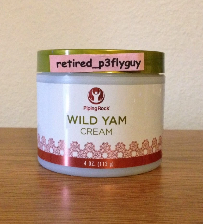 Wild YAM Cream 4oz Piping Rock Menopause Feminine Wellness