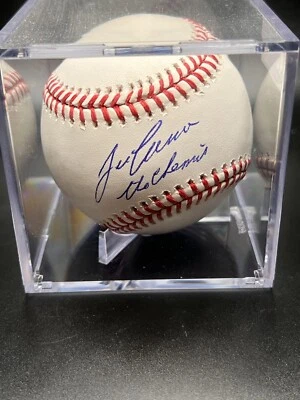 JOSE CANSECO JSA COA Signed Auto OML Baseball w/ “The Chemist” Insc. Athletics - Image 1 of 2