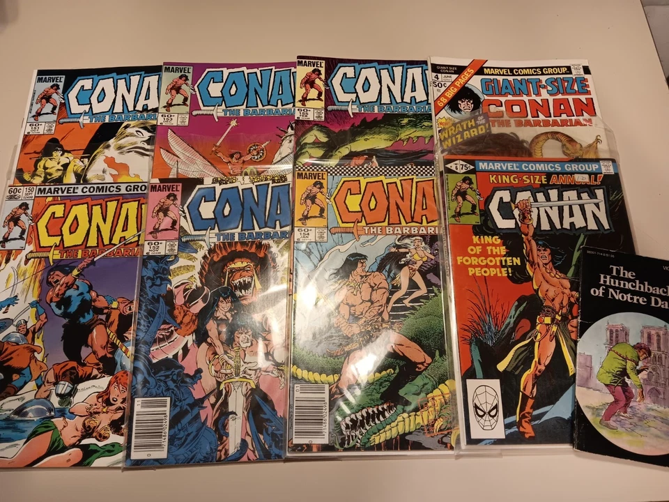 Lote 9 Novela Gráfica 350pg Marvel Conan #150-151-152-153-154-155 Giant KingSize... Foto 1 de 1