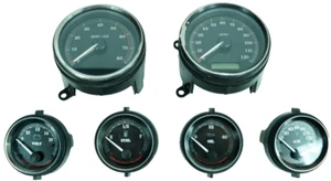 09 Harley Electra Classic Touring Tacho Speedo Fuel Volt Oil Air Gauges 13K 1334 - Picture 1 of 20