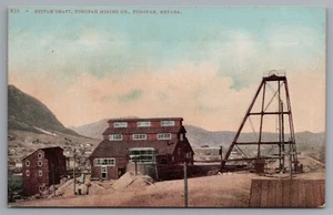 MIZPAH SHAFT TONOPAH MINING CO TONOPAH NEVADA NV postcard D3 - Picture 1 of 2