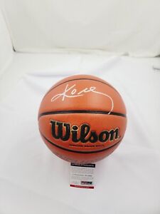KOBE BRYANT Autographed Signed Basketball  PSA Certificate Of Authenticity