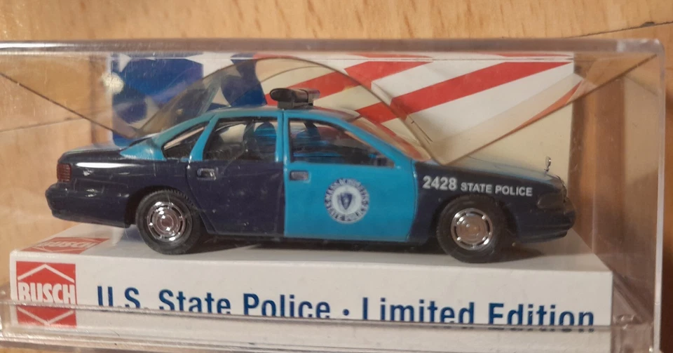 Busch US USA Massachuchettes State Police Polizei chevrolet  1:87 H0 - Bild 1 von 1