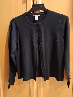 Evie Button-up Cardigan (Size PL); Sleeves decorated with buttons. Gorgeous! - Image 1 of 4