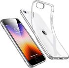 Case For XR XS Max 6 7 8 SE 2020 2022 Clear Shockproof Silicone Back Phone Cover