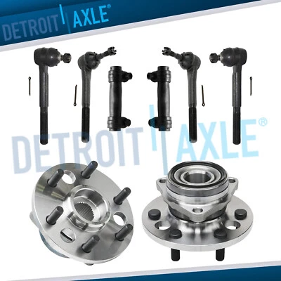 8pc Front Wheel Bearing Hub Tie Rod Sleeve for 1988-1994 Chevy GMC K1500 K2500 - Image 1 of 4