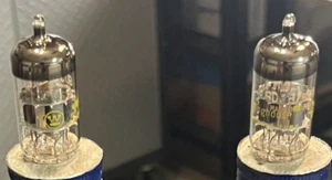 (1 PAIR) 6DJ8/ECC88 WESTINGHOUSE JAPAN, TOP O, GREY, SEAMED. EXCELLENT. NOS/NIB. - Picture 1 of 17