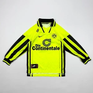 Camiseta deportiva de fútbol manga larga Borussia Dortmund 96/97 #10 Nike Rerto niños M - Imagen 1 de 23